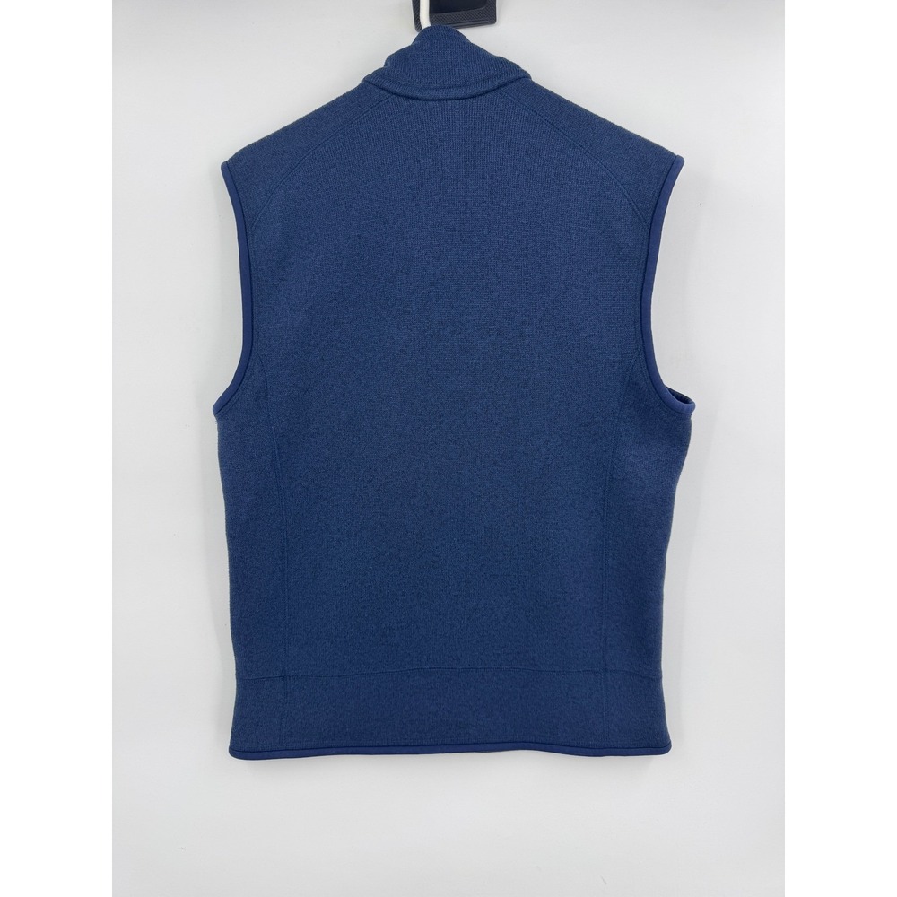 Patagonia Better Sweater Vest Mens Medium Navy Blue Full Zip Fleece 25881 - Picture 6 of 8